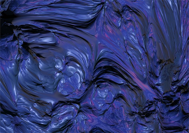 dicke lila verwischte Farbe