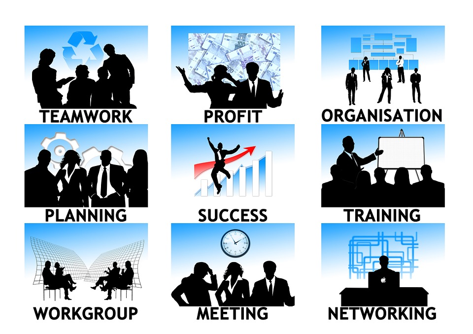Icons zum Unternehmenserfolg