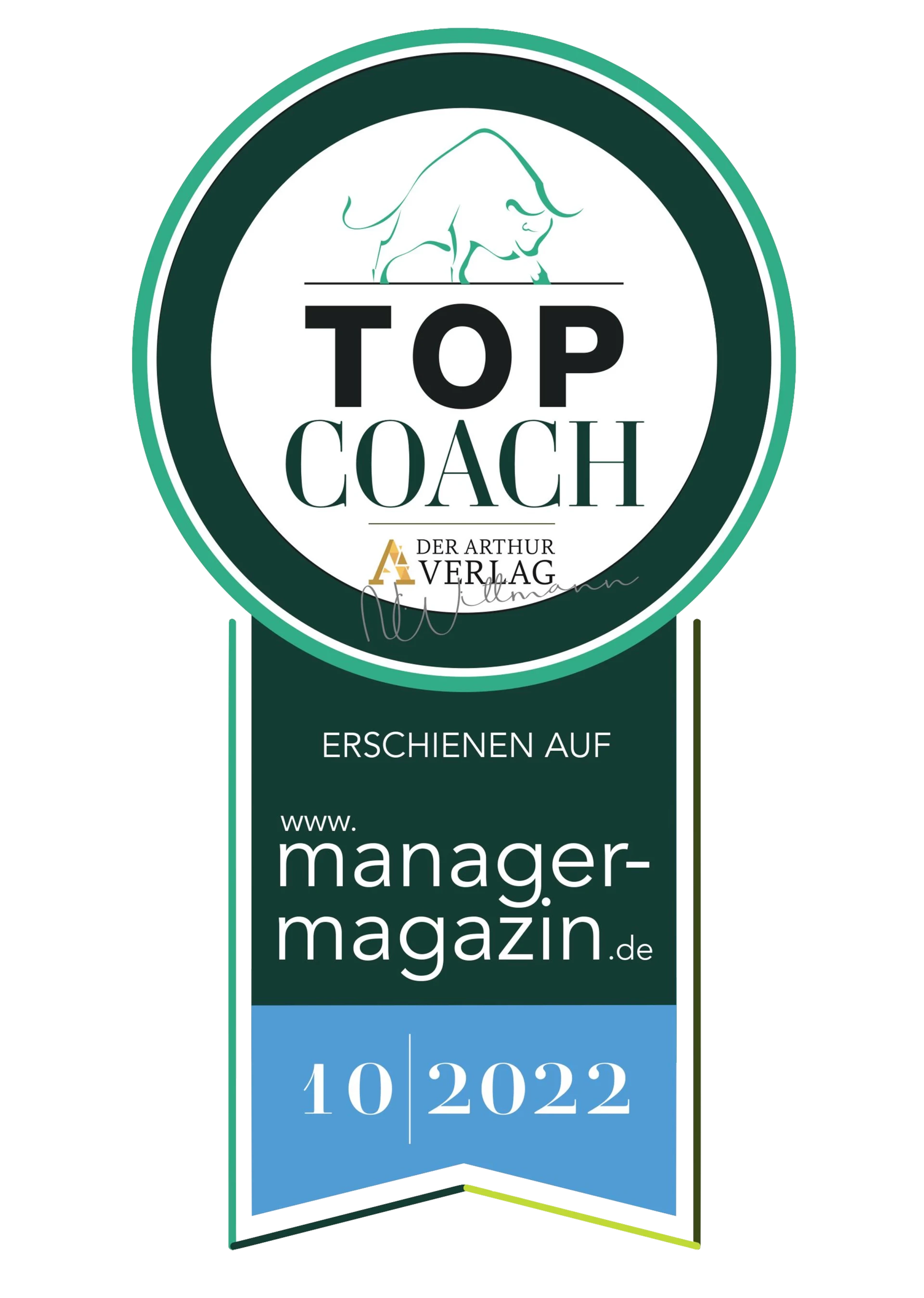Ausgezeichnet vom MANAGER MAGAZIN als Top Coach 2022